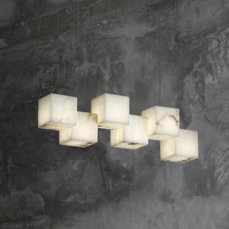 Marble Square Pendant Light